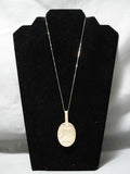 Native American Best Vintage Santo Domingo Solid 14k Gold Jimmy Calabaza Necklace-Nativo Arts