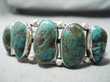 Chunyk Vintage Native American Navajo Royston Turquoise Sterling Silver Bracelet-Nativo Arts