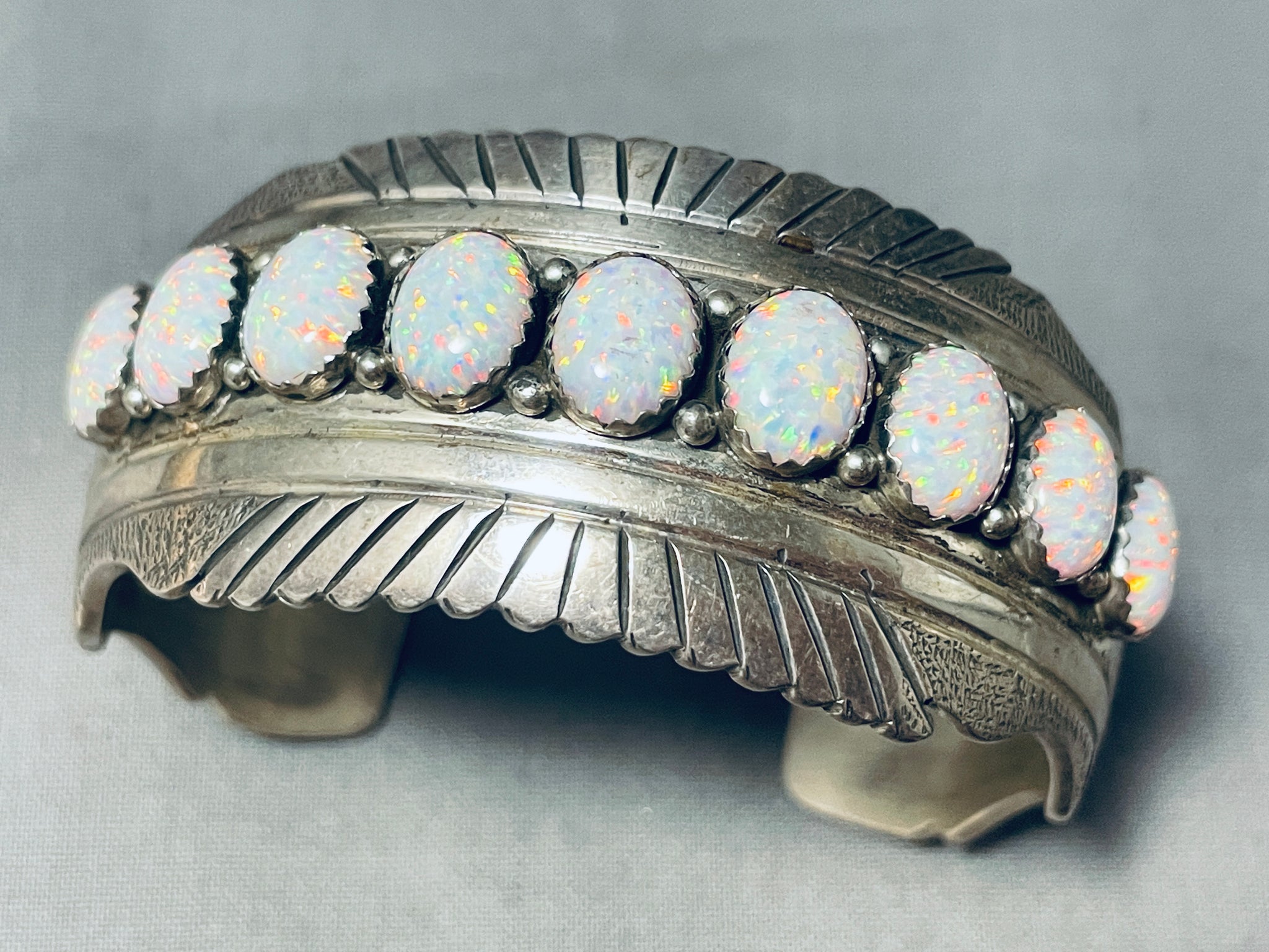 The Best Lorenzo James Vintage Native American Navajo Domed Opal