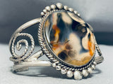 The Most Unique Vintage Native American Navajo Brown Jasper Sterling Silver Bracelet-Nativo Arts