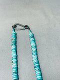 Best Vintage Southwestern Big Horn Sheep Sterling Silver Turquoise Necklace-Nativo Arts
