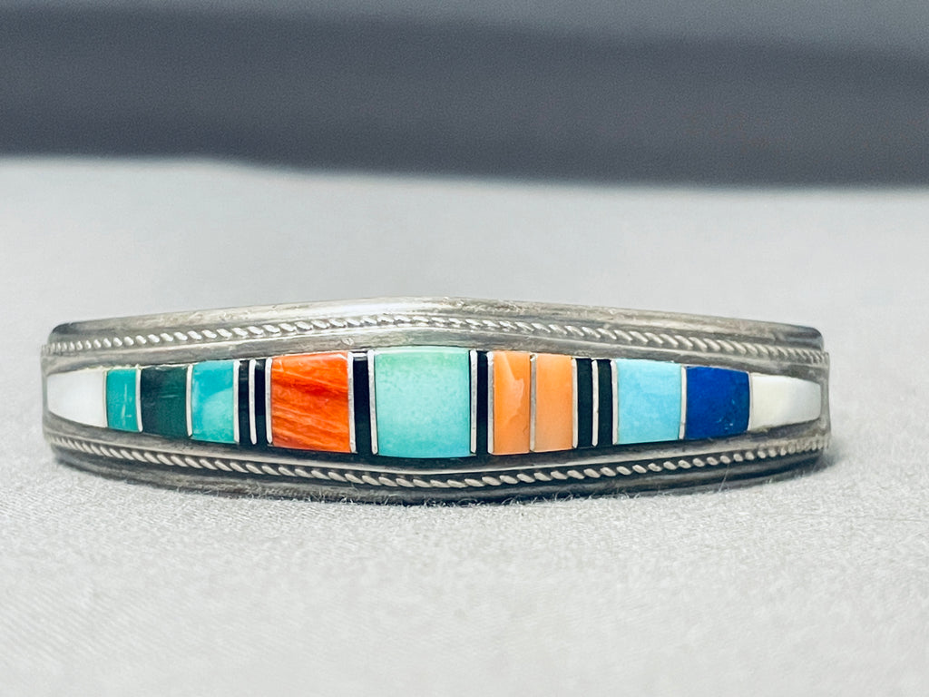 Remarkable Vintage Native American Navajo Turquoise Sterling