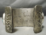 Magnificent San Felipe #8 Turquoise Sterling Silver Bracelet Native American-Nativo Arts