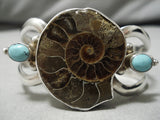 Museum Quality!! Vintage Native American Navajo Easter Blue Turquoise Sterling Silver Bracelet-Nativo Arts