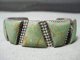 One Of The Most Unique Vintage Native American Navajo Royston Turquoise Sterling Silver Bracelet-Nativo Arts