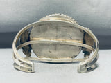 Museum Quality Vintage Native American Navajo Old Morenci Turquoise Sterling Silver Bracelet-Nativo Arts
