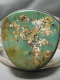 Native American Important Wil Padilla Hunky Royston Turquoise Sterling Silver Bracelet Old-Nativo Arts
