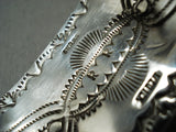Important Native American Navajo Sterling Silver 12k Gold Storyteller Bracelet-Nativo Arts