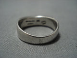 Detailed!! Vintage Native American Jewelry Navajo 14k Gold Sterling Silver Ring-Nativo Arts