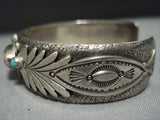 Detailed!! Vintage Native American Jewelry Navajo Tgurquoise Spiny Oyster Sterling Silver Bracelet Old-Nativo Arts