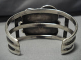 Detailed!! Vintage Native American Navajo Royston Turquoise Sterling Silver Bracelet-Nativo Arts