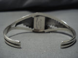 Detailed!! Vintage Native American Navajo Sterling Silver Flower Bracelet Old-Nativo Arts