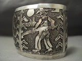 Details Details! Vintage Navajo Sterling Native American Jewelry Silver Bracelet Old-Nativo Arts
