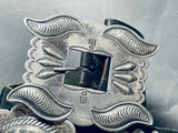 470 Grams Vintage Native American Navajo Hand Hammered Sterling Silver Concho Belt-Nativo Arts