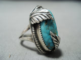 Kay Rogers Navajo Turquoise Sterling Silver Ring Native American-Nativo Arts