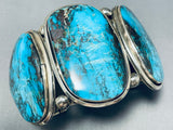 The Best Important Ben Begaye (d) Vintage Native American Navajo Sterling Silver Bisbee Bracelet-Nativo Arts