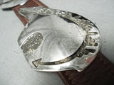 Important Vintage Native American Navajo Tommy Jackson Turquoise Sterling Silver Concho Belt-Nativo Arts