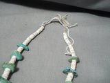 Superior Vintage Navajo 40 Royston Turquoise Native American Necklace-Nativo Arts