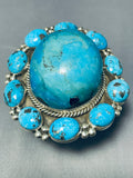 The Best Native American Navajo Bulbous Turquoise Sterling Silver Bracelet-Nativo Arts