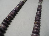 Native American Stunning Vintage Santo Domingo Tubule Necklace Old-Nativo Arts