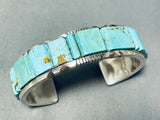 Enchanting Native American Navajo Turquoise Sterling Silver Bracelet-Nativo Arts