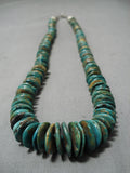 Outstanding Vintage Native American Navajo Royston Turquoise Sterling Silver Necklace-Nativo Arts