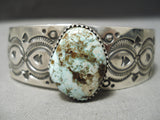 Important Dry Creek Turquoise Sterling Silver Native American Bracelet-Nativo Arts