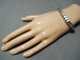 Authentic Vintage Native American Navajo Orville Tsinnie 14k Gold Sterling Silver Bracelet-Nativo Arts