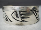 Marvelous Vintage Hopi Sterling Silver Bracelet Native American-Nativo Arts