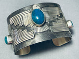 Jake Froncosa Dynamic San Felipe Kingman Turquoise Sterling Silver Bracelet-Nativo Arts