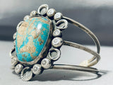 Incredible Beadwork Vintage Native American Navajo Turquoise Sterling Silver Bracelet-Nativo Arts