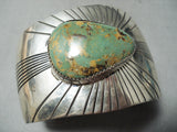 Monstrous Vintage Native American Navajo Royston Turquoise Sterling Silver Bracelet-Nativo Arts