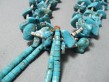 Noteworthy Vintage Navajo Turquoise Necklace Old Native American-Nativo Arts