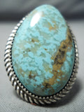 Marvelous Vintage Native American Navajo Royston Turquoise Sterling Silver Ring-Nativo Arts