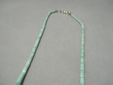 Native American Amazing Important Santo Domingo Damale Turquoise Sterling Silver Necklace-Nativo Arts