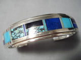 Important Donny Douglas Vintage Native American Navajo Turquoise Sterling Silver Bracelet-Nativo Arts