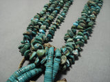 Superior Vintage Navajo Royston Turquoise Native American Necklace Old-Nativo Arts