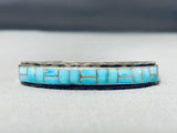 Marvelous Vintage Native American Navajo Turquoise Sterling Silver Bracelet-Nativo Arts