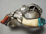 One Of Best Vintage Native American Navajo Daniel Benally Turquoise Sterling Silver Bracelet-Nativo Arts
