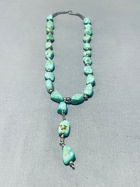 Native American Beautiful Vintage Santo Domingo Royston Turquoise Sterling Silver Bracelet-Nativo Arts