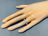 Important Vintage Native American Navajo Ray Tracey Sterling Silver Ring-Nativo Arts