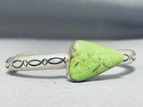 Important Vintage Native American Navajo Al Jake Orvil Jack Turquoise Sterling Silver Bracelet-Nativo Arts