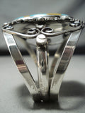 Native American Rare Francisco Gomez Spiderweb Turquoise Sterling Silver Bracelet-Nativo Arts