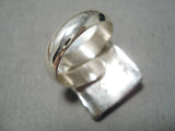 Fabulous Navajo Coral Sterling Silver Ring Native American-Nativo Arts