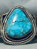 Villa Grove Museum Vintage Native American Navajo Turquoise Sterling Silver Bracelet-Nativo Arts