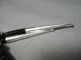 Elaborate Navajo Sterling Silver Bolo Native American-Nativo Arts