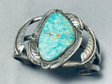 Museum Vintage Native American Navajo Royston Turquoise Sterling Silver Signed Bracelet-Nativo Arts