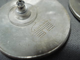 Important Vintage Navajo Sterling Silver Earrings Native American-Nativo Arts