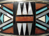 Important Vintage Native American Zuni Adeline Bowannie Turquoise Sterling Silver Bracelet-Nativo Arts