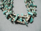 Native American Rare Vintage Santo Domingo Royston Turquoise Necklace Old-Nativo Arts